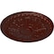 Ekena Millwork Raymond Ceiling Medallion (Fits Canopies up to 5 3/8"), 18"OD x 1 1/4"P, Brushed Mahogany CM18RA2BMF - alternate 3